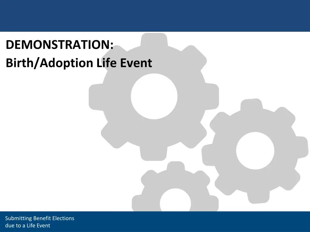 demonstration birth adoption life event
