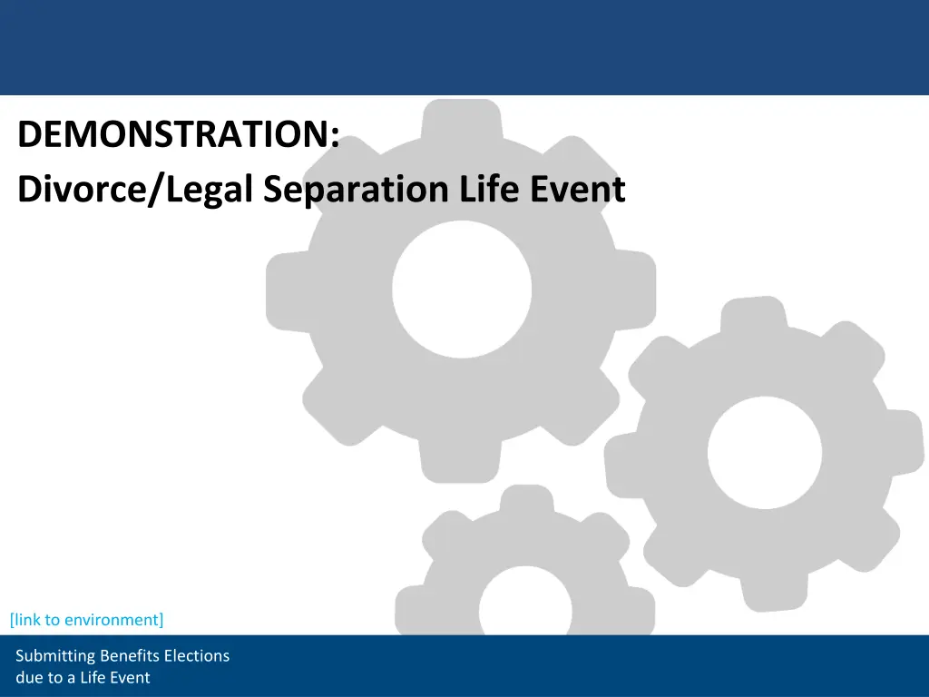 demonstration divorce legal separation life event