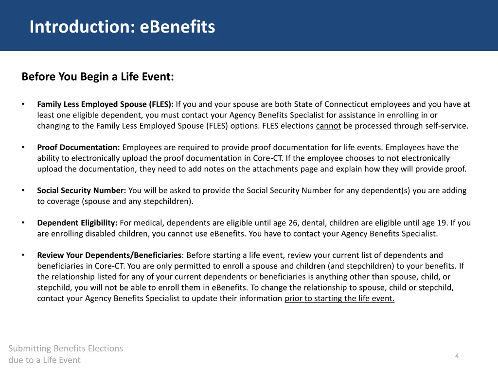 introduction ebenefits