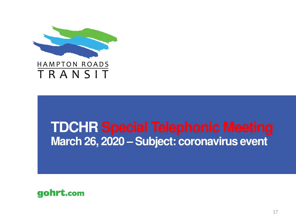 tdchr special telephonic meeting march 26 2020 1