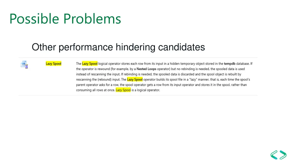 possible problems 2