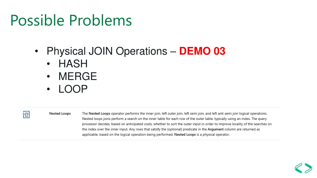 possible problems 3