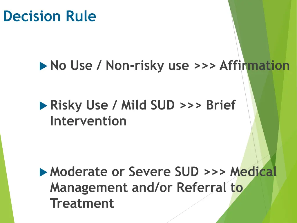 decision rule