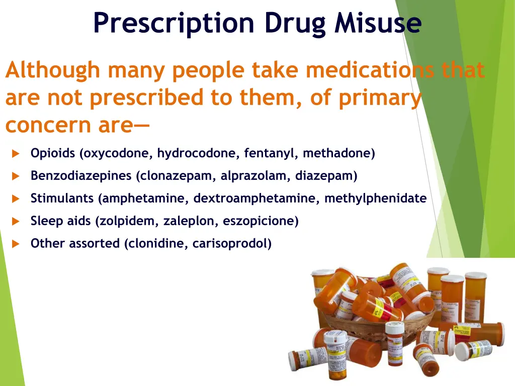prescription drug misuse