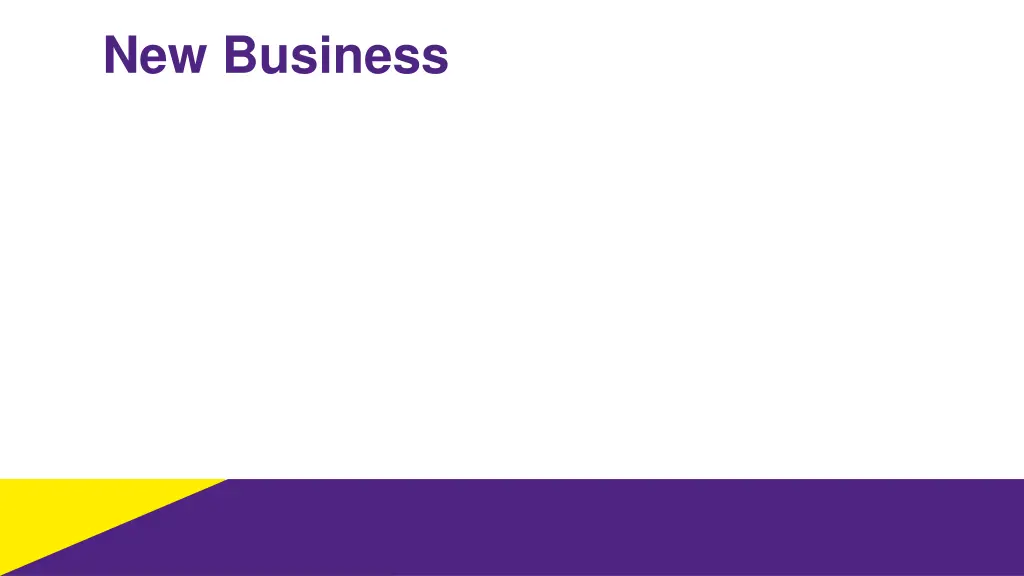 new business