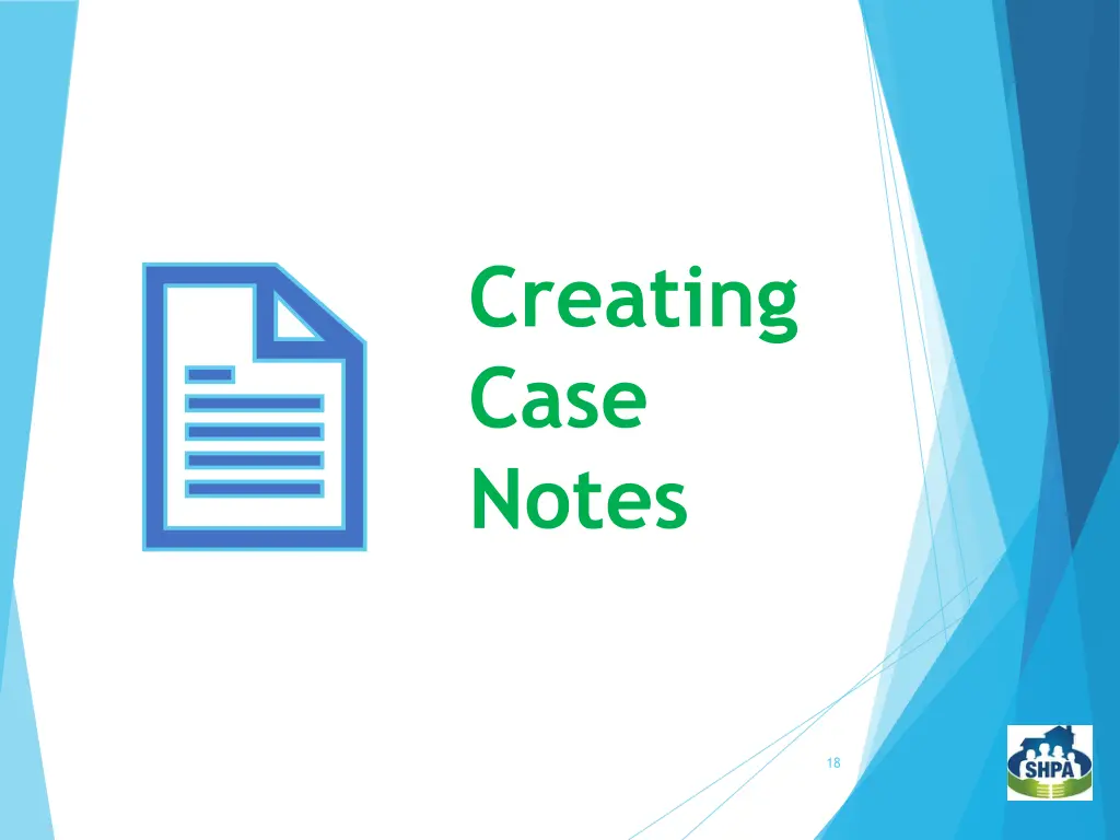 creating case notes