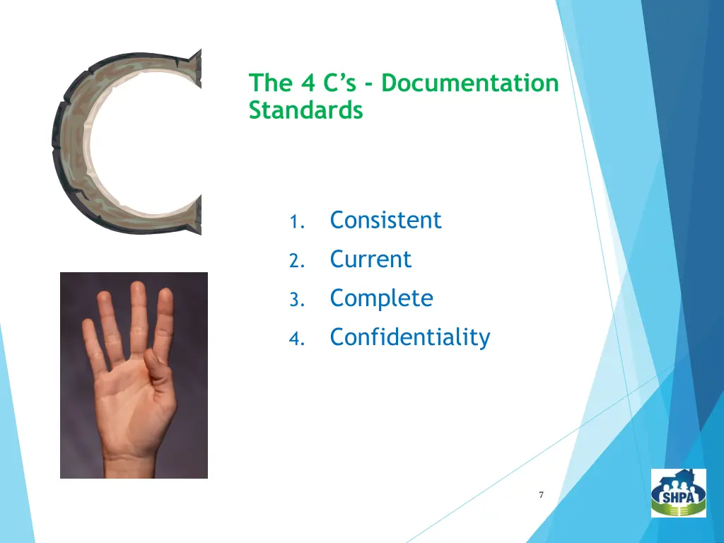 the 4 c s documentation standards