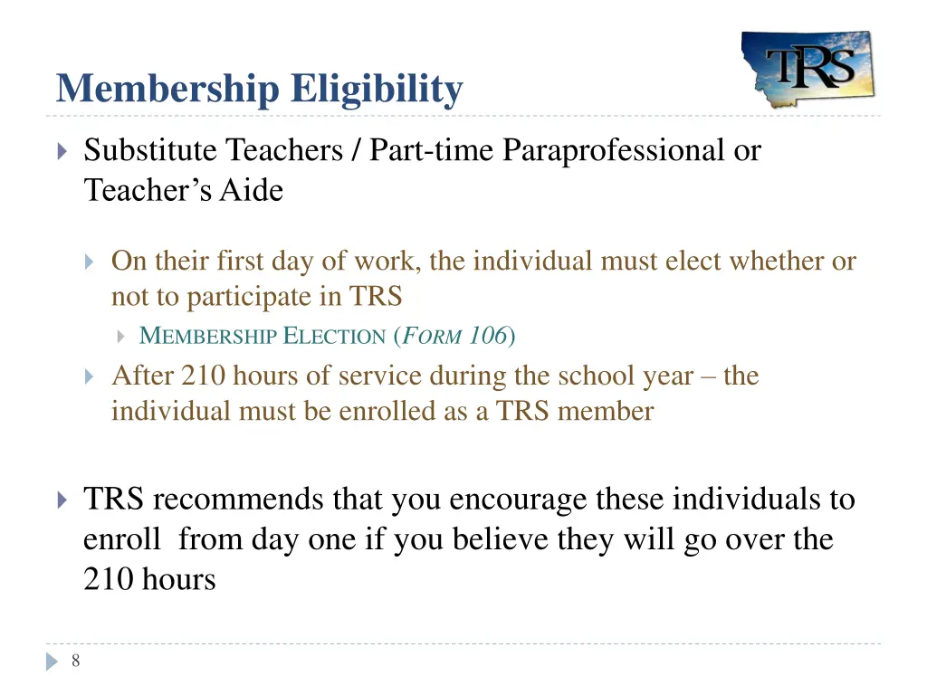 membership eligibility