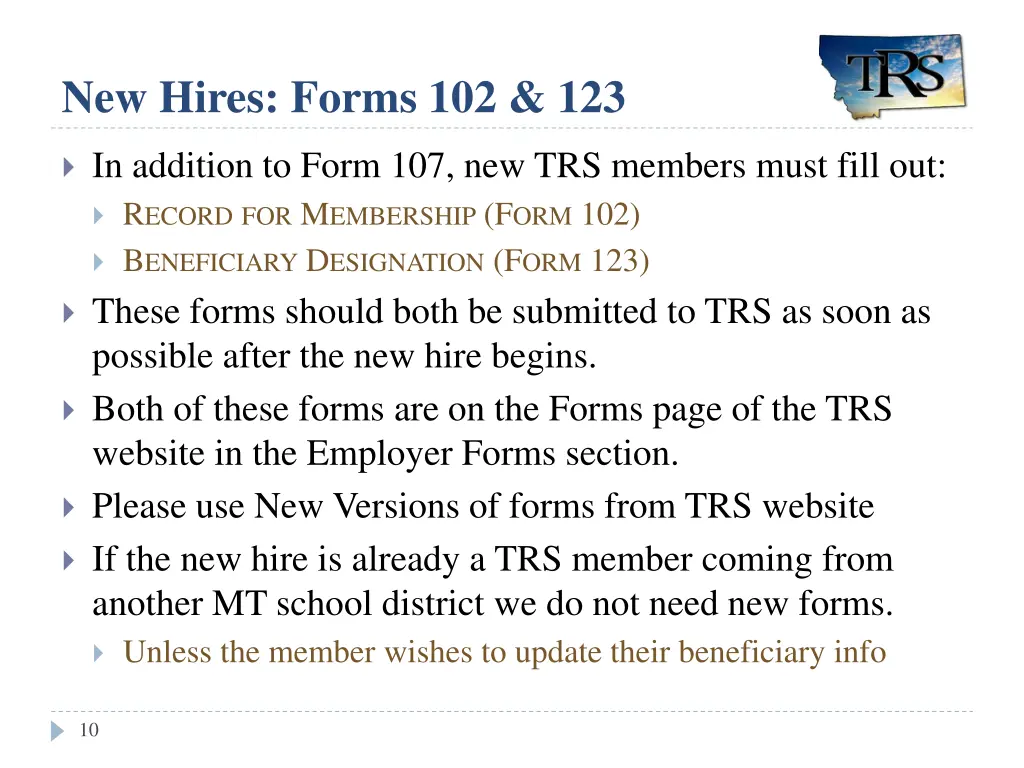 new hires forms 102 123