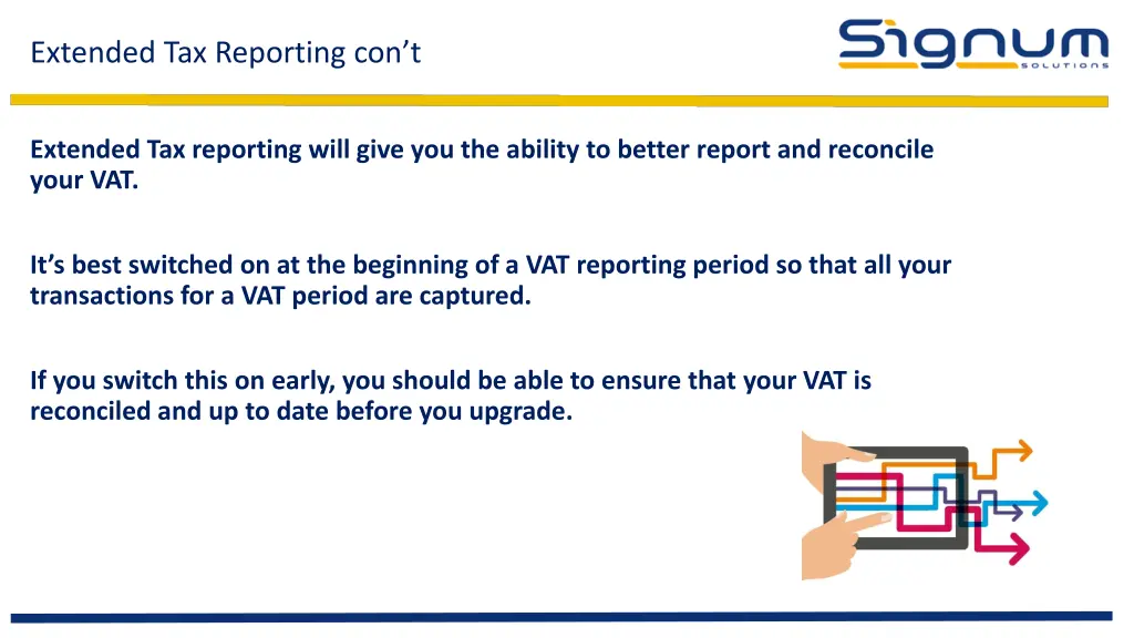 extended tax reporting con t