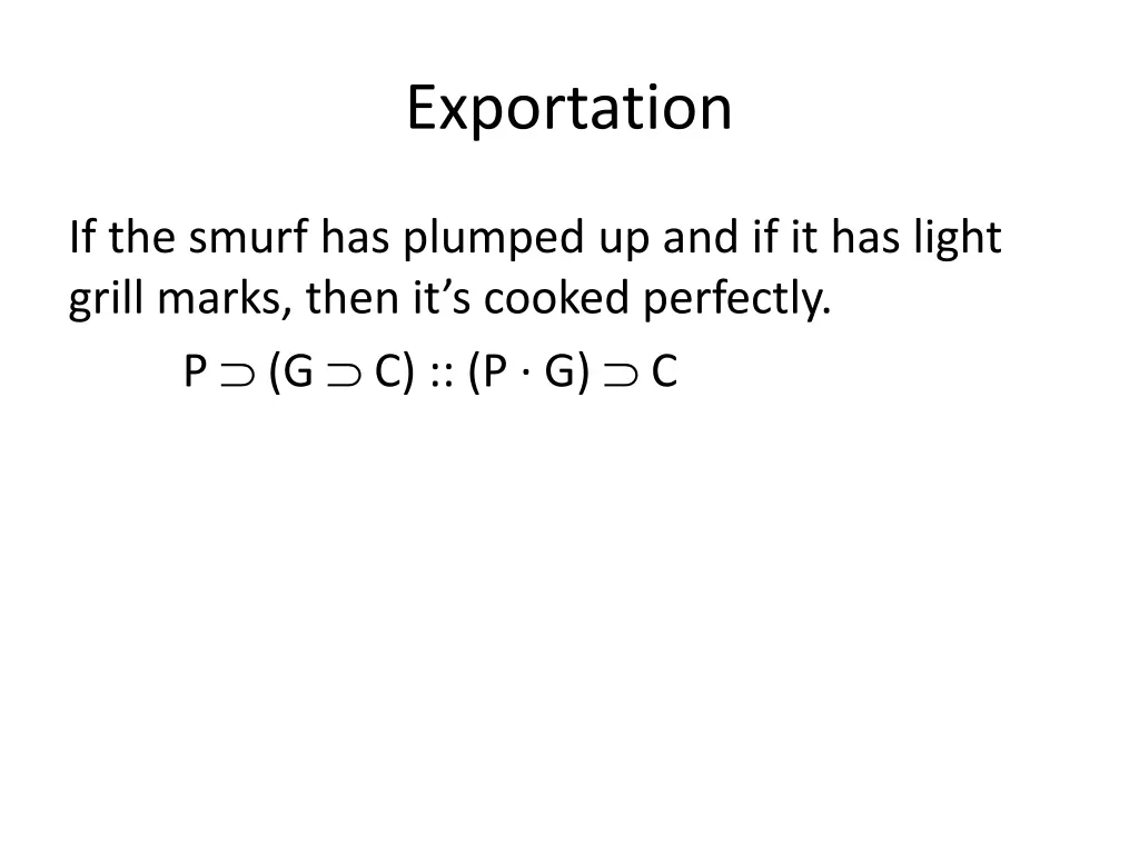 exportation