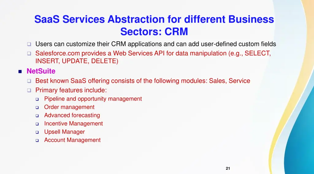 saas services abstraction for different business 2