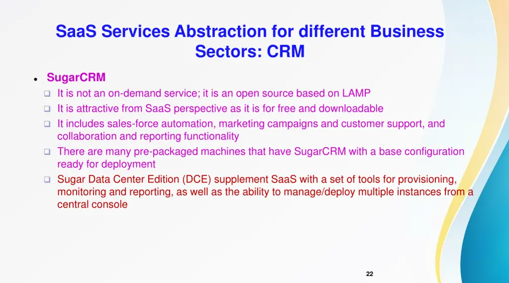 saas services abstraction for different business 3