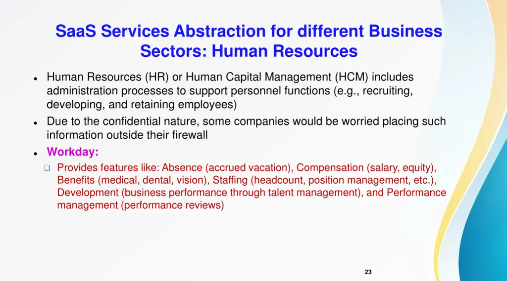 saas services abstraction for different business 4