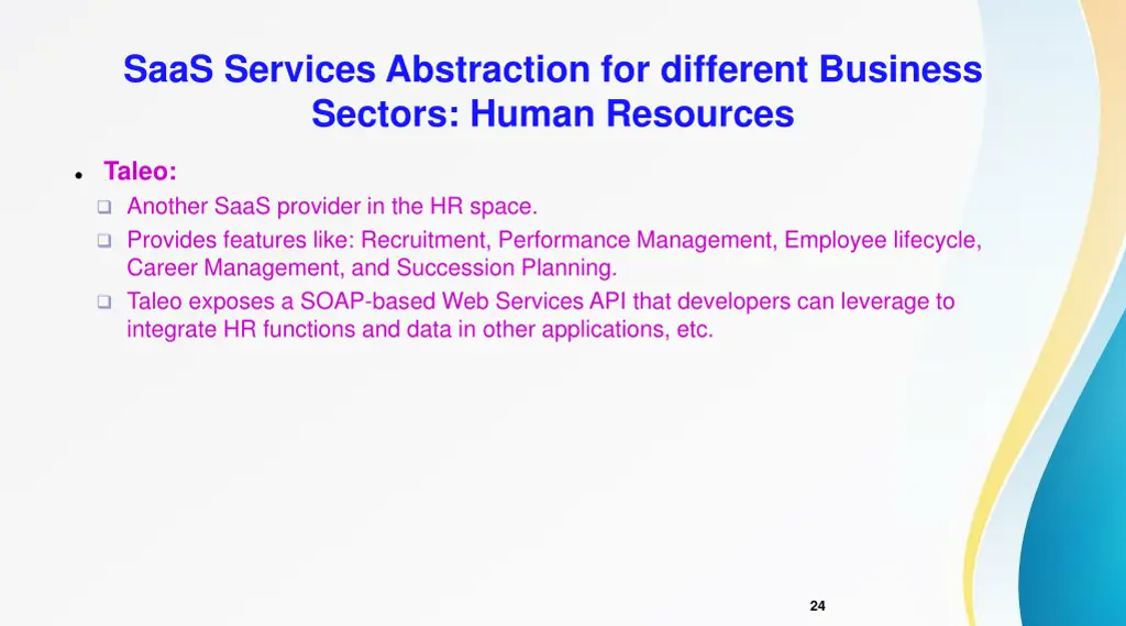 saas services abstraction for different business 5