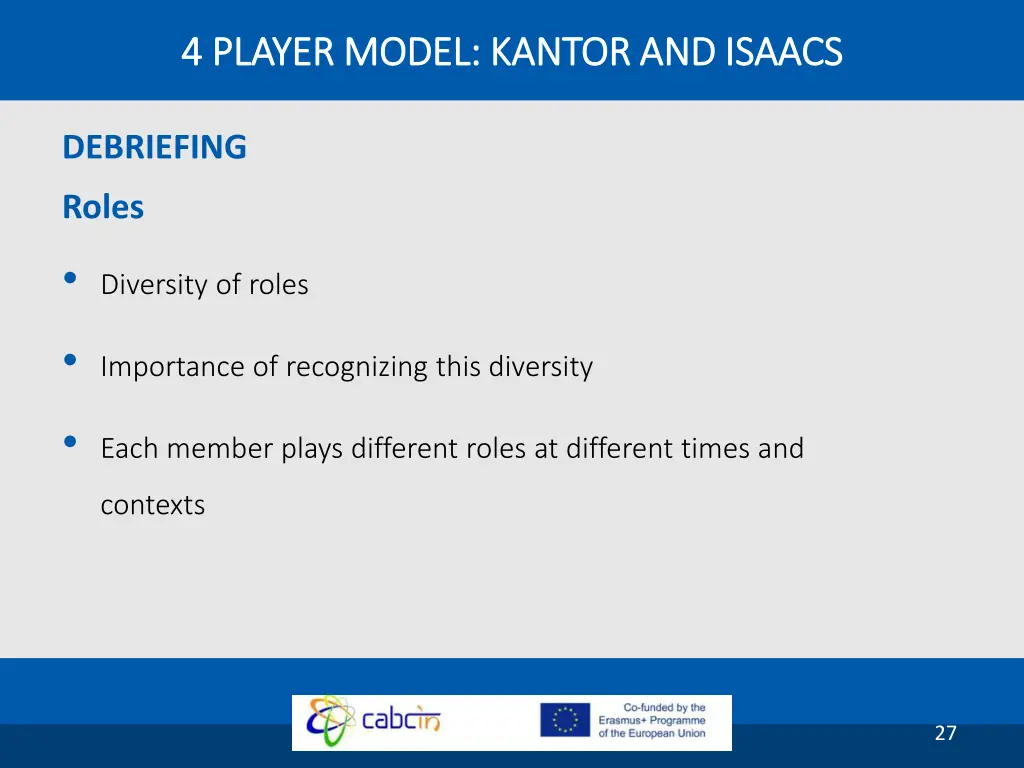 4 player model kantor and isaacs 4 player model 1