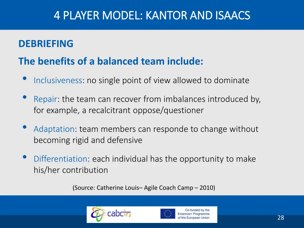 4 player model kantor and isaacs 4 player model 2