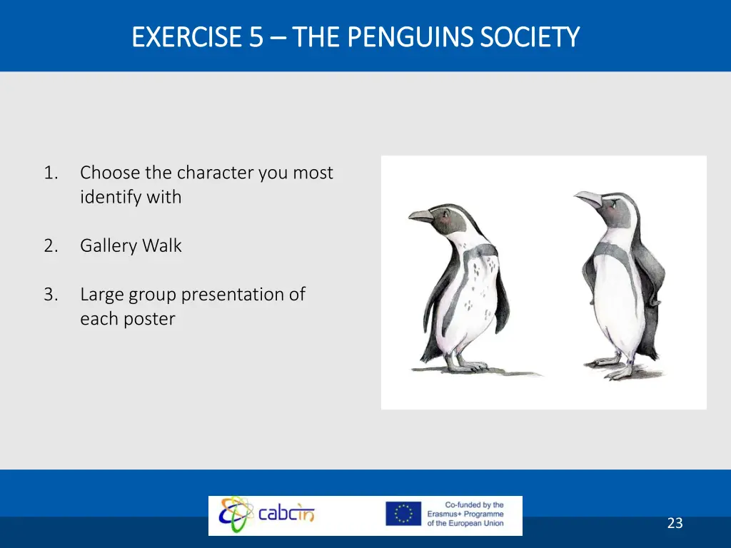 exercise exercise 5 5 the penguins society