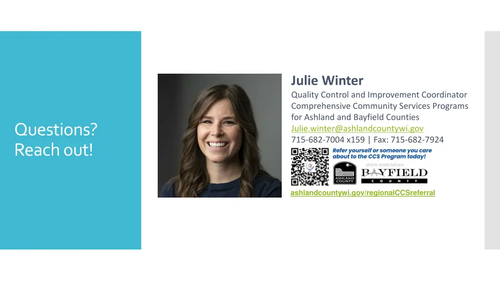 julie winter quality control and improvement