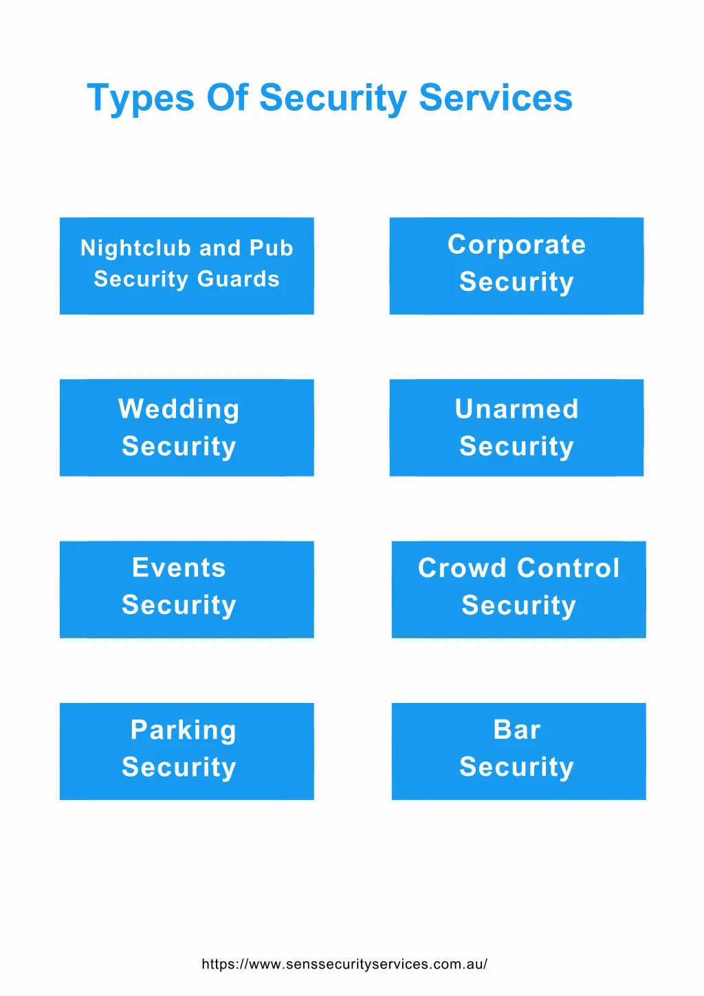 types of security services