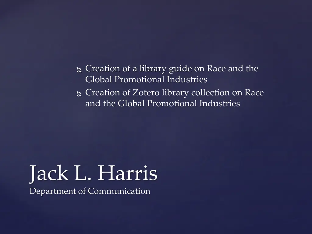 creation of a library guide on race