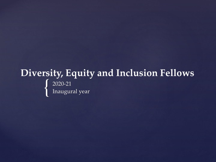 diversity equity and inclusion fellows 2020
