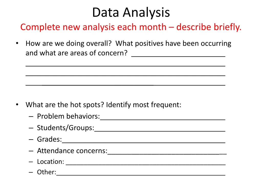 data analysis