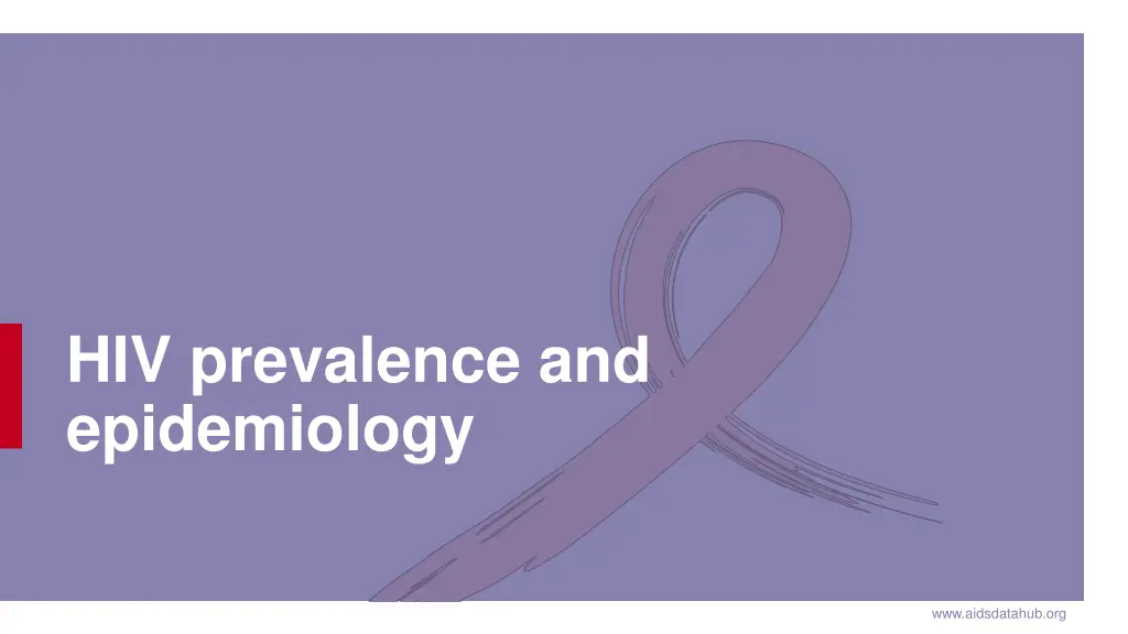 hiv prevalence and epidemiology