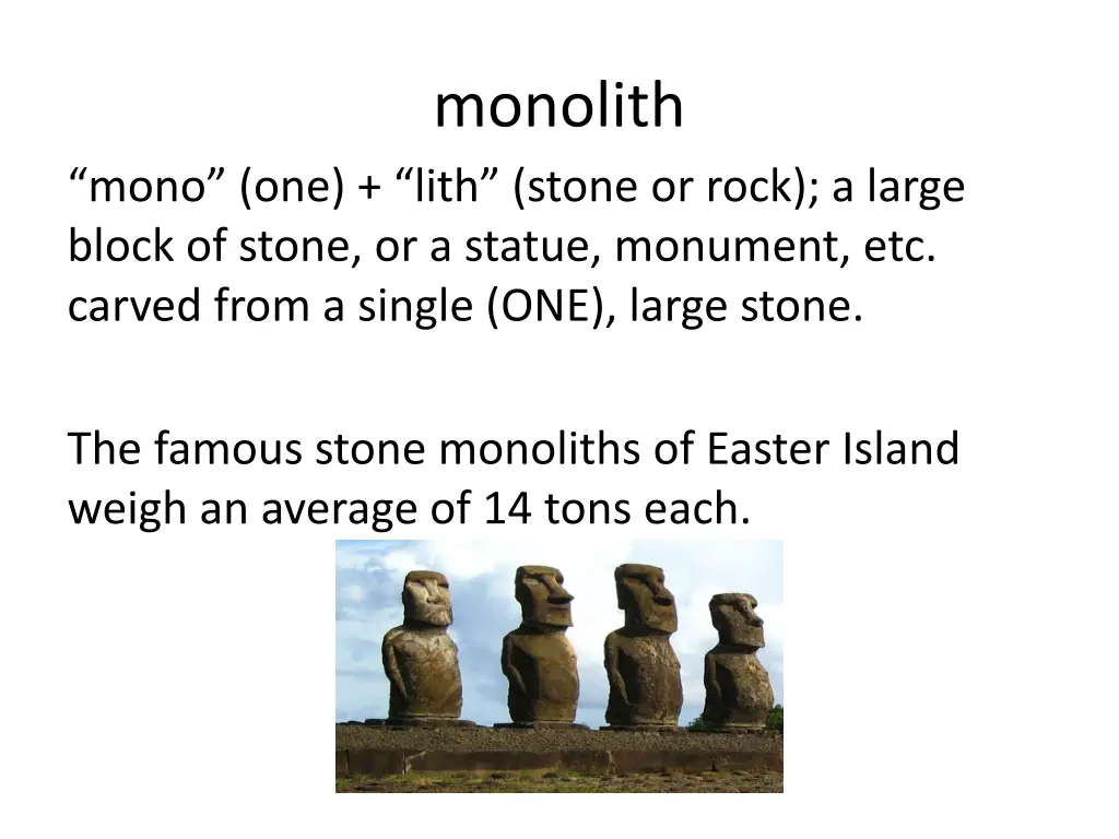 monolith