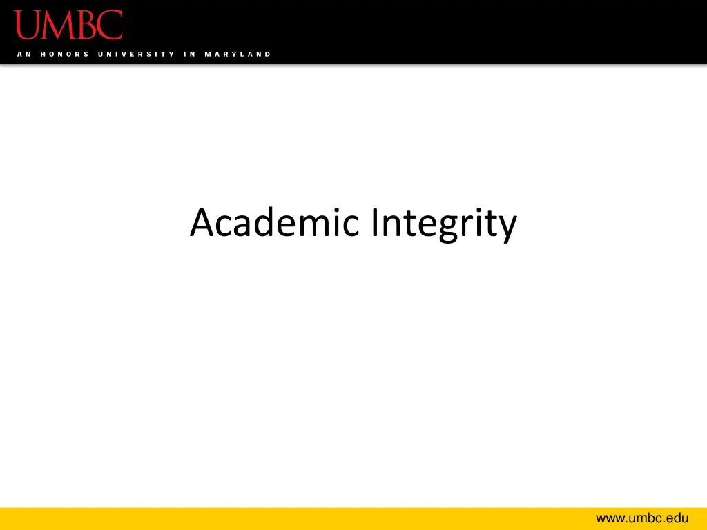 academic integrity
