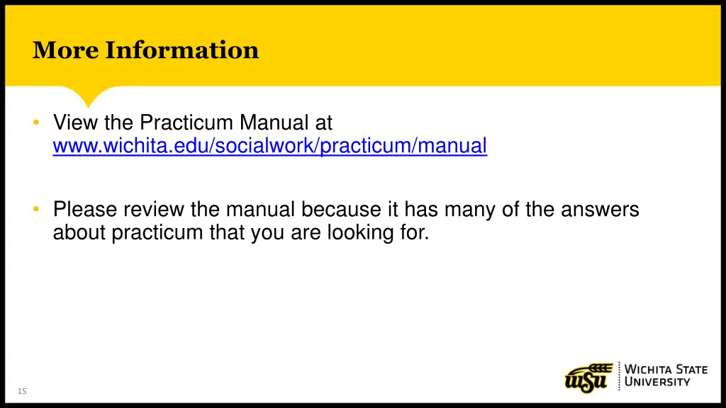 more information