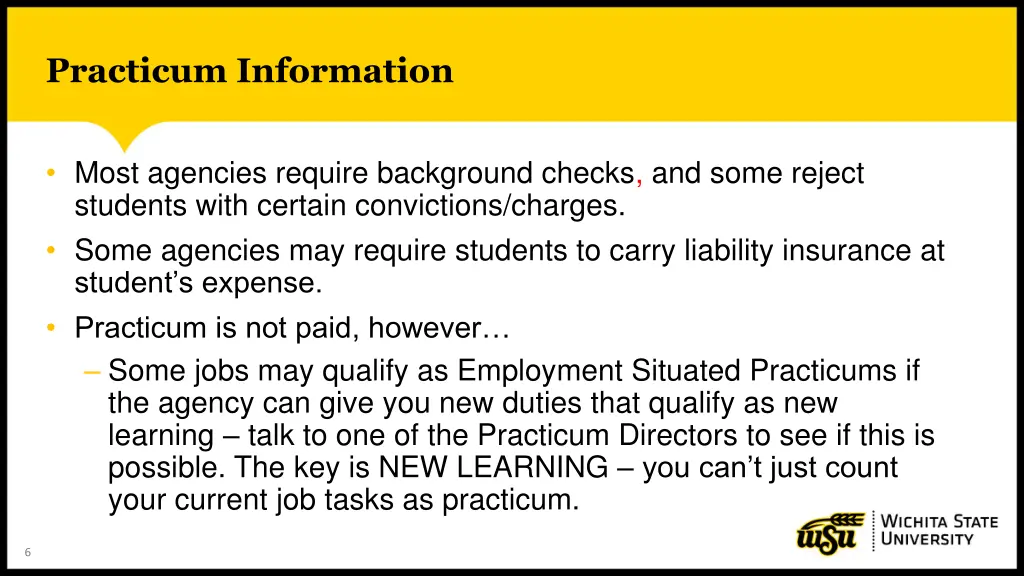 practicum information 1