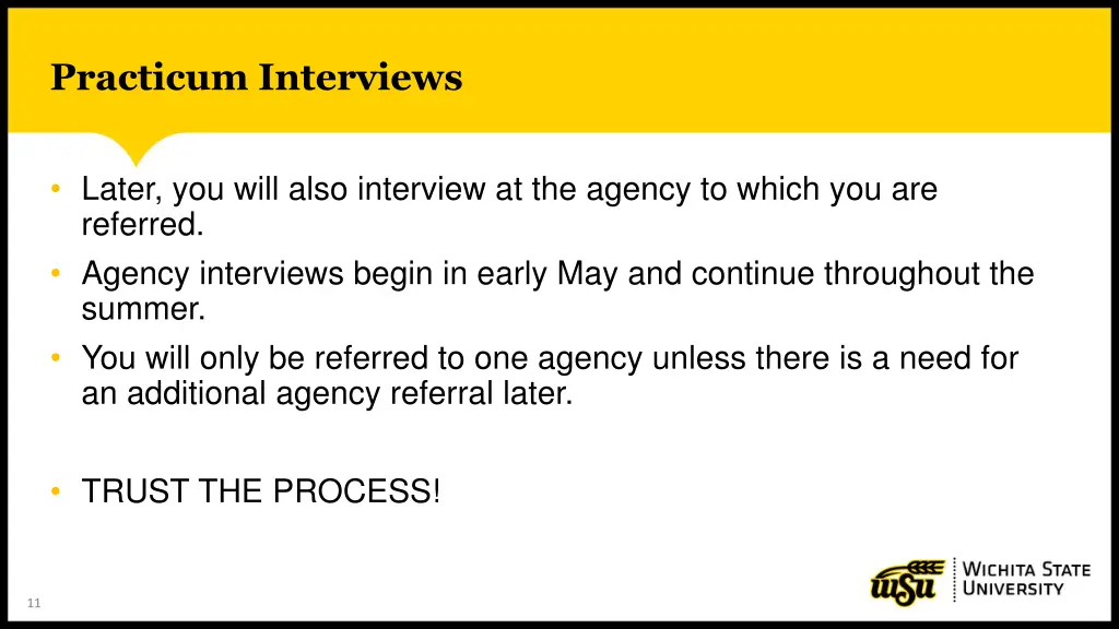 practicum interviews 1
