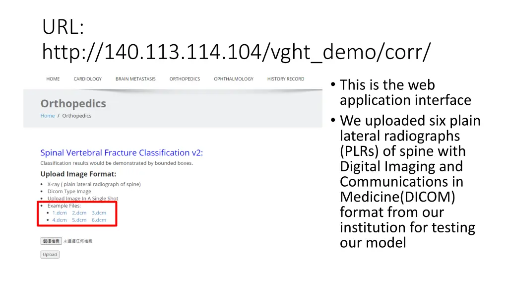 url http 140 113 114 104 vght demo corr