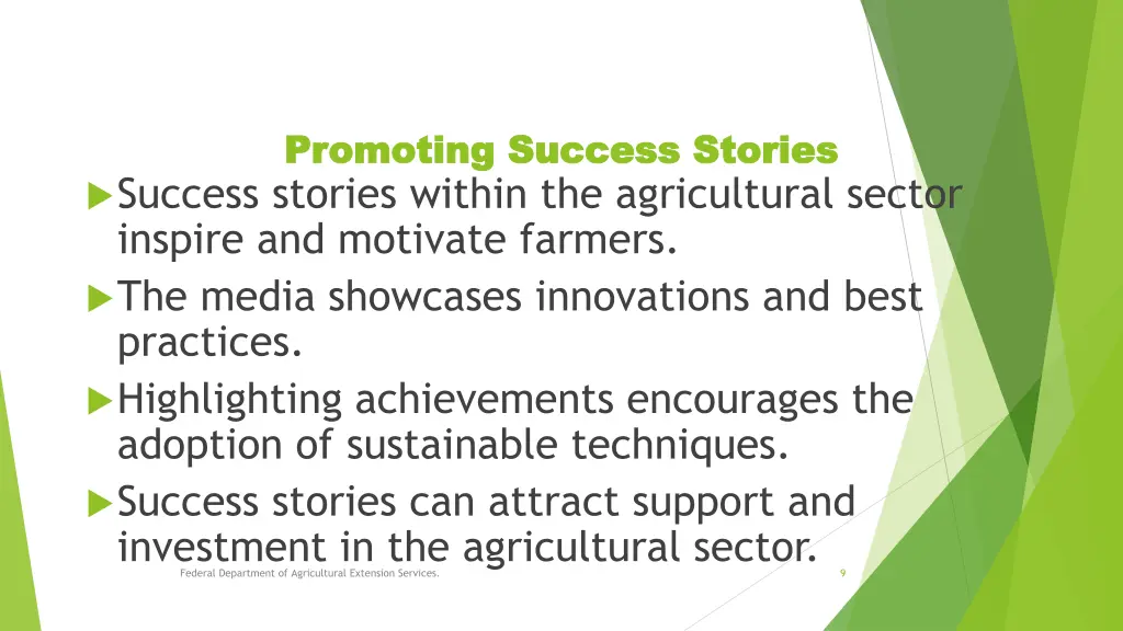 promoting success stories promoting success