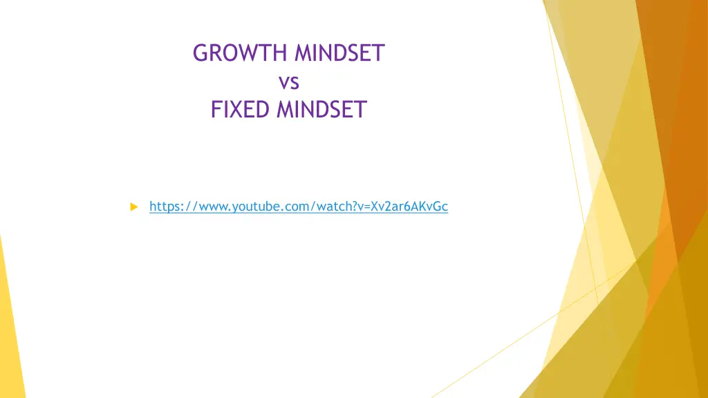 growth mindset vs fixed mindset