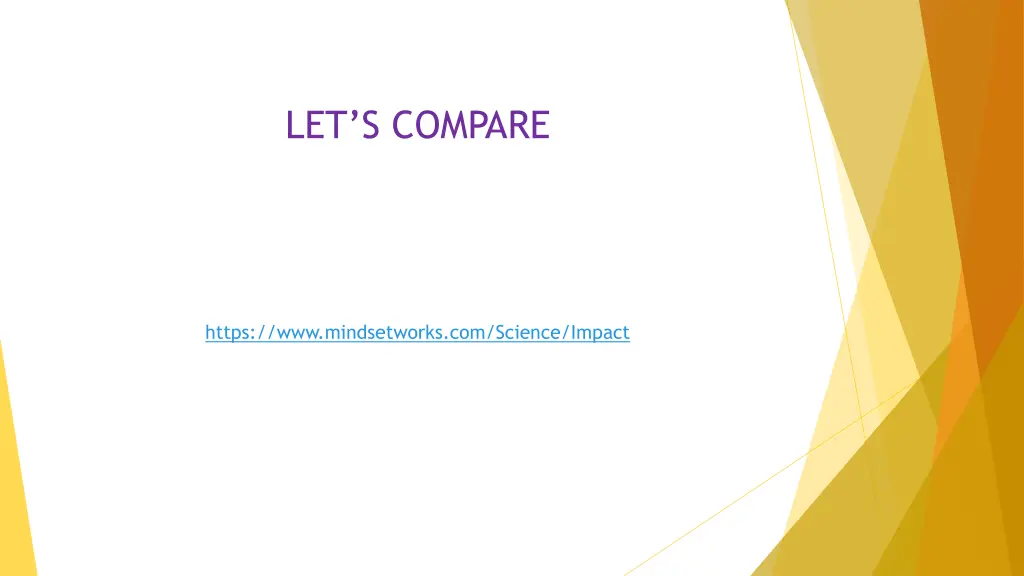 let s compare
