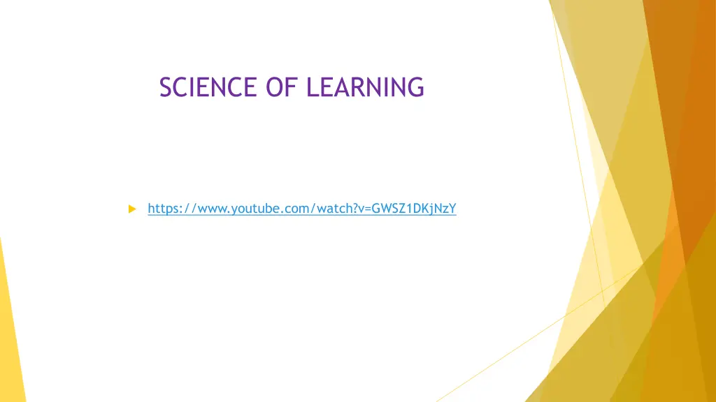 science of learning