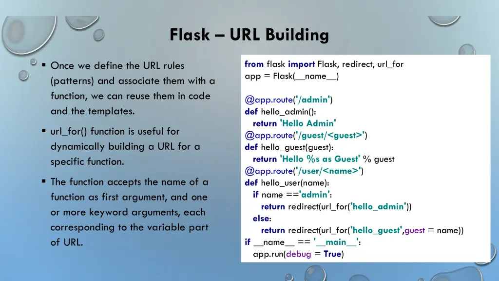 flask url building