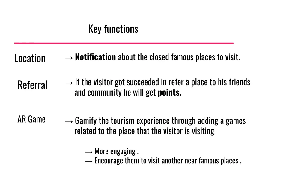key functions