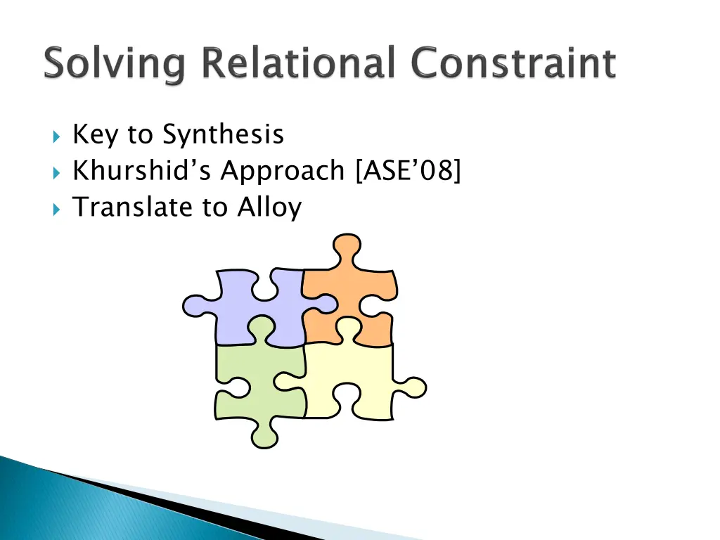 key to synthesis khurshid s approach