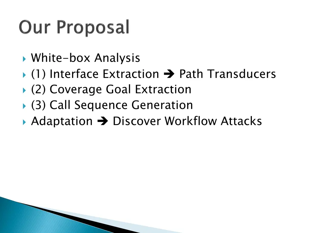 white box analysis 1 interface extraction path