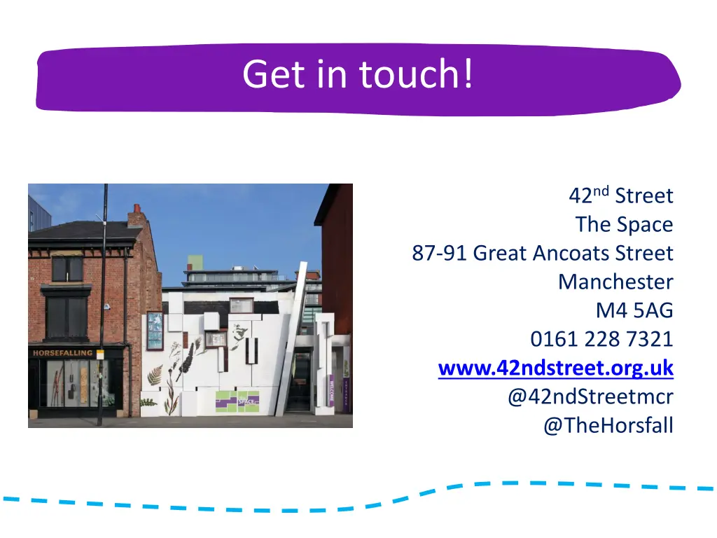 get in touch