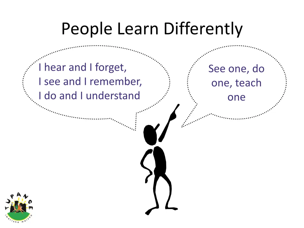 people learn differently