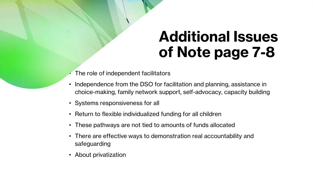 additional issues of note page 7 8