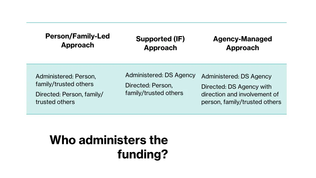person family led approach
