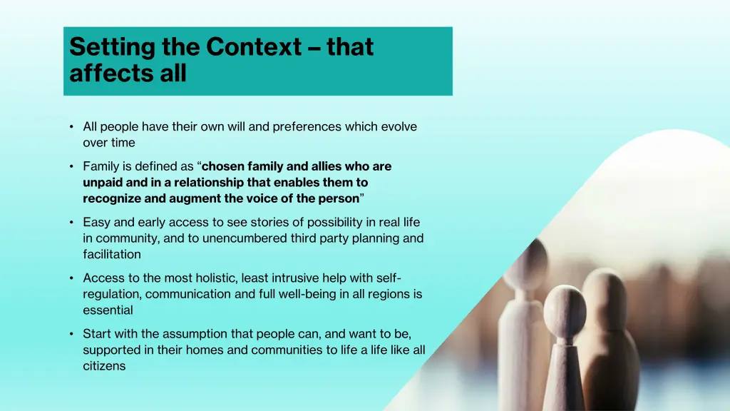 setting the context that affects all