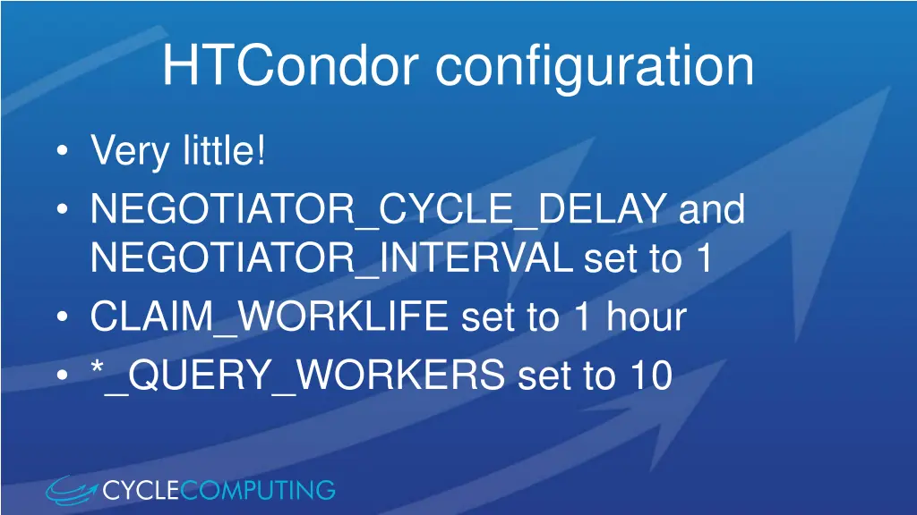 htcondor configuration