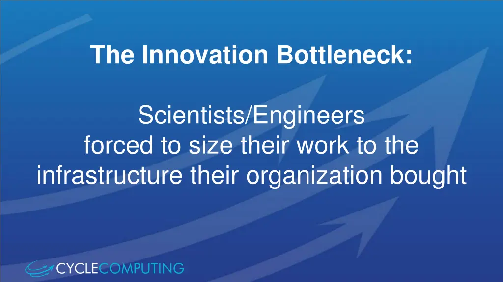 the innovation bottleneck
