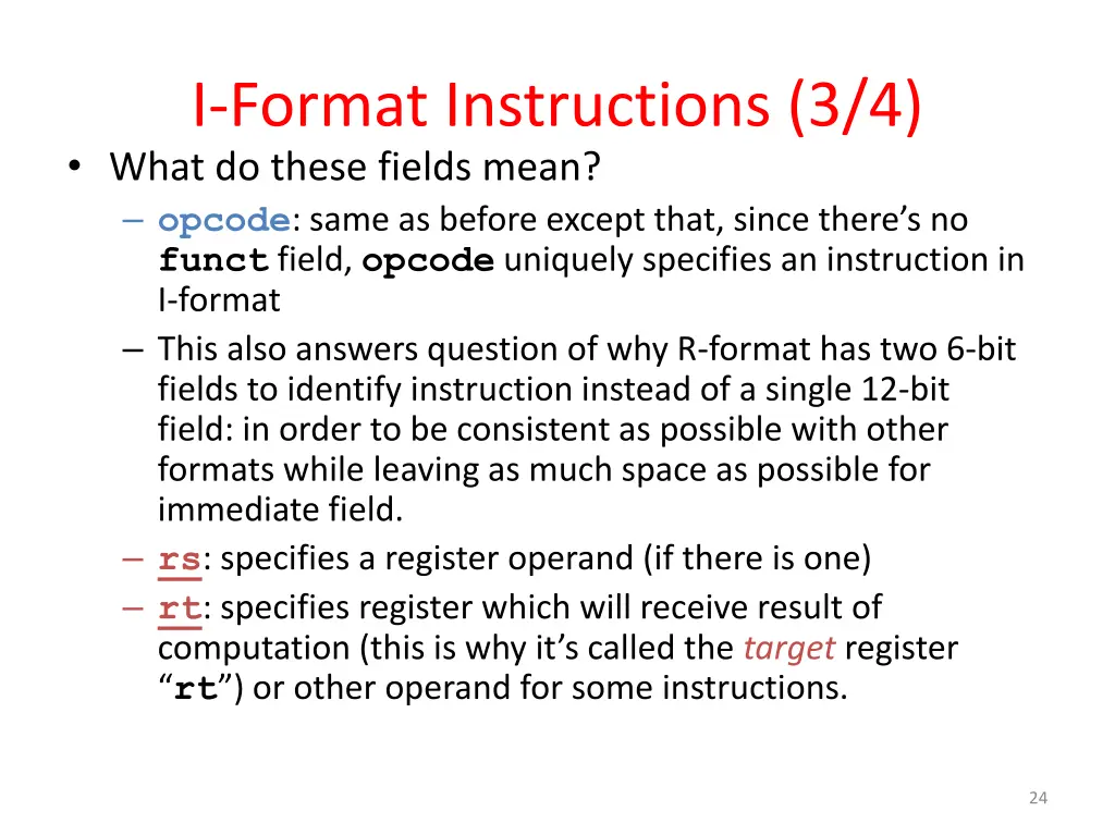 i format instructions 3 4 what do these fields